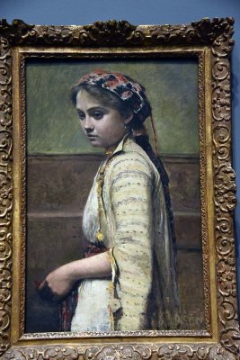 Young Greek Woman (c. 1870-1871) - Jean-Baptiste-Camille Corot - Coll. Shelburne Museum - 7724
