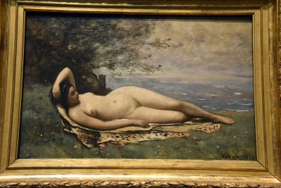 Bacchante by the Sea (1865) - Jean-Baptiste-Camille Corot - MET Museum of Art - 7774