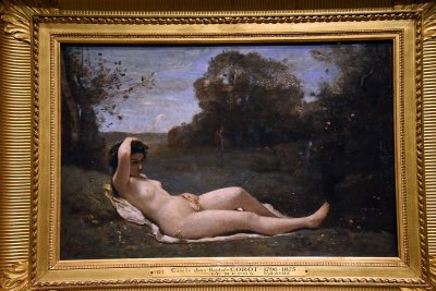 Reclining Nymph (1857-1858) - Jean-Baptiste-Camille Corot - Muse d'art et d'histoire, Genve - 7772