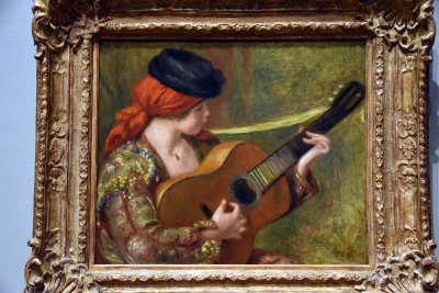 Young Spanish Woman with a Guitar (1898) - Auguste Renoir - 7838