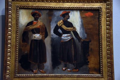 Two Studies of a Standing Indian from Calcutta (1823-1824) - Eugne Delacroix - 7855