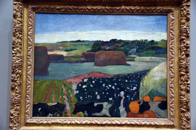 Haystacks in Brittany (1890) - Paul Gauguin - 7904