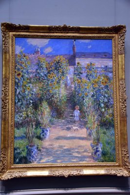 The Artist's Garden at Vtheuil (1881) - Claude Monet - 7967