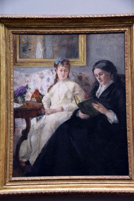 The Mother and Sister of the Artist (1869-1870) - Berthe Morisot - 7996