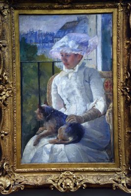 Young Girl at a Window (1883-1884) - Mary Cassatt - 8008