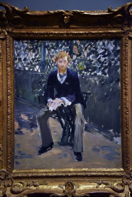 George Moore in the Artist's Garden (1879) - Edouard Manet - 8029