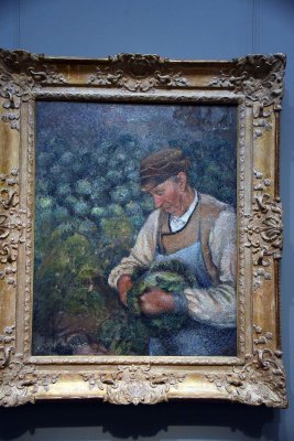 The Gardener - Old Peasant with Cabbage (1883-1895) - Camille Pissarro - 8045
