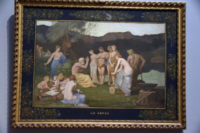 Rest (1863) - Pierre Puvis de Chavanne - 8078