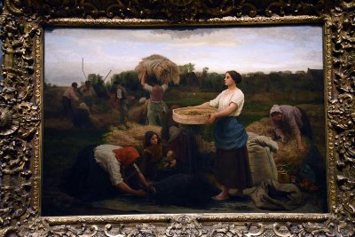 The Colza; Harvesting Rapeseed (1860) - Jules Breton - 8181