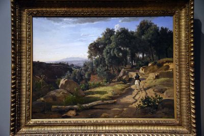 A View near Volterra (1858) - Jean-Baptiste-Camille Corot -8189