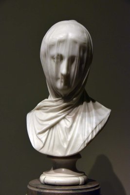 Veiled Bust The Veiled Nun (1863) - Italian - 8218