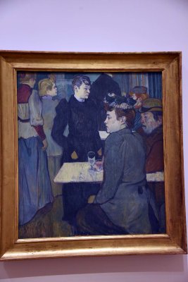 A Corner of the Moulin de la Galette (1892) - Henri de Toulouse-Lautrec - 8739