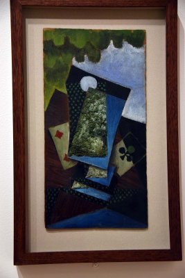 Ace of Clubs and Four of Diamonds (1912) - Juan Gris - 8758