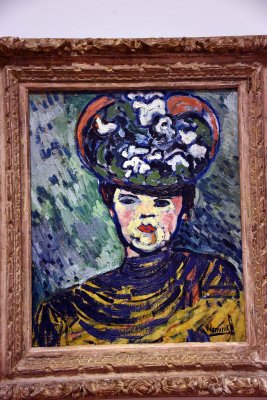 Woman with a Hat (1905) - Maurice de Vlaminck - 8769