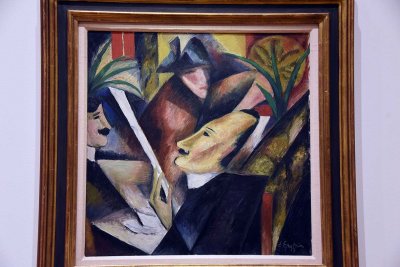 People on the Cafe Terrace (1913) - Elisabeth Epstein - 8792