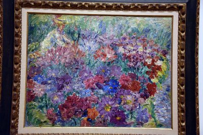 Flower Garden, Kneeling Woman with Hat (1908) - Emil Nolde - 8800