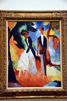 People by the Blue Sea (1913) - August Macke - 8810