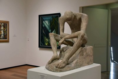 Seated Youth (1917) - Wilhelm Lehmbruck - 8812
