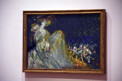 Woman Sitting in a Garden (1901) - Pablo Picasso - 8816