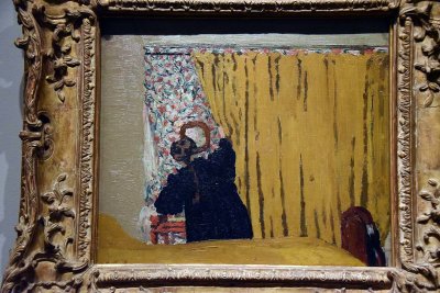 The Yellow Curtain (c. 1893) - Edouard Vuillard - 8891