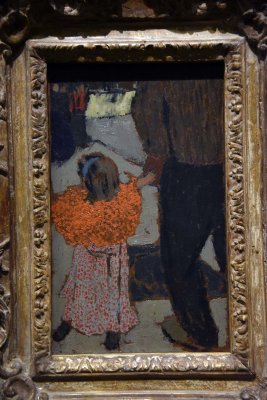 Child Wearing a Red Scarf (c. 1891) - Edouard Vuillard - 8893