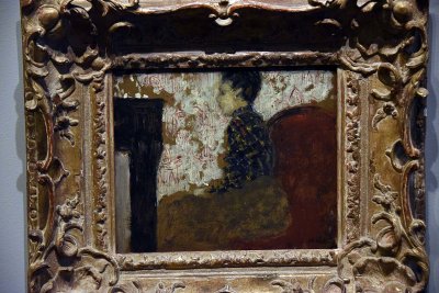 Woman Sitting by the Fireside (c.1894) - Edouard Vuillard - 8900