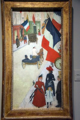 Paris, Rue de Parme on Bastille Day (1890) - Pierre Bonnard - 8902