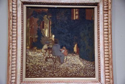 Repast in a Garden (1898) - Edouard Vuillard - 8907