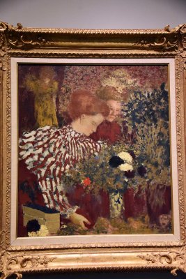 Woman in a Striped Dress (1895) - Edouard Vuillard - 8908