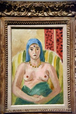 Odalisque, Half-Length - the Tattoo (1923) - Henri Matisse - 8930
