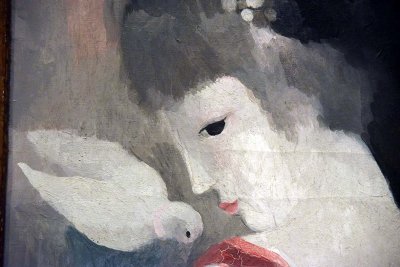 Girl with a Dove, detail (1928) - Marie Laurencin - 8961