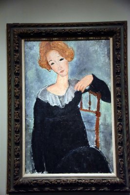 Woman with Red Hair (1917) - Amedeo Modigliani - 8966