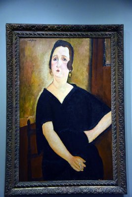 Madame Amédée. Woman with Cigarette (1918) - Amedeo Modigliani - 8974