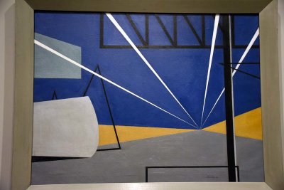 Lights in an Aircraft Plant (1945) - Ralston Crawford - 9033