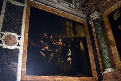 Caravaggio, The Calling of St. Matthew (1599-1600), San Luigi dei Francesi Church, Rome - 0044