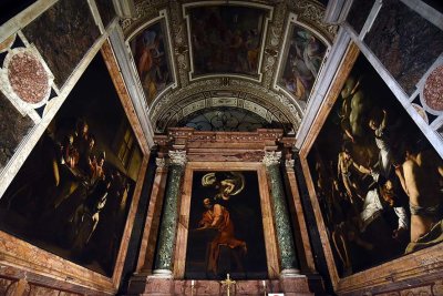 Contarelli Chapel (1599-1600), Caravaggio The Life of St Matthew - San Luigi dei Francesi Church, Rome - 0046