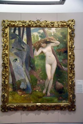 At the Water Source. Nymph in the Woods (1872-1897) - Nino Costa - 0836