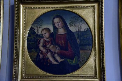 Vierge  l'enfant (fin 15e s.) - peintre ombrien - 0719