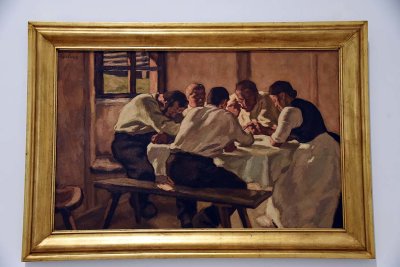 Il pranzo (ca. 1910) - Albin Egger-Lienz - 1816