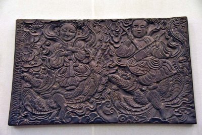 Musicians Riding Birds (14th c.) - Thai Lac Pagoda, Hung Yên Province - 2416