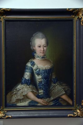 Mrs Moeller's Portrait (mid 18th c.) - Michael Ludwig Claus - 4280