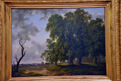 Old Linden trees at the White Horse Inn (1838) - August Matthias Hagen - 4329
