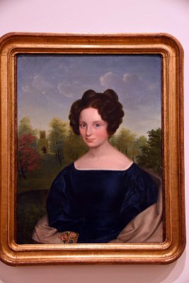 Portrait of Emilie von Kaulbars (1830s) - Unknown Baltic German artist - 4356
