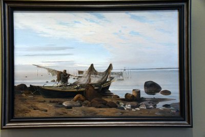 On the Seashore (1883) - Rudolf von zur Mhlen - 4370