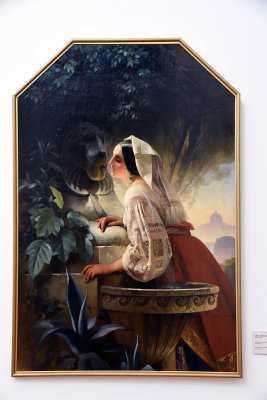An Italian Woman at the Well (1843-59) - Carl Timoleon von Neff - 4399