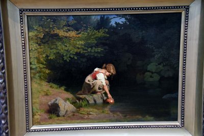 A Girl at the Spring (1859-1861) - Johann Kler - 4405