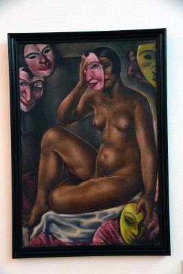 Woman with Masks (1931) - Johannes Greenberg - 4666