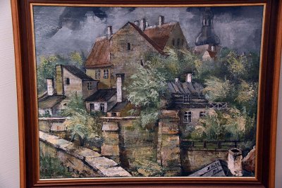 Roofs on Toompea Hill (1934) - Nikolai Kull - 4758