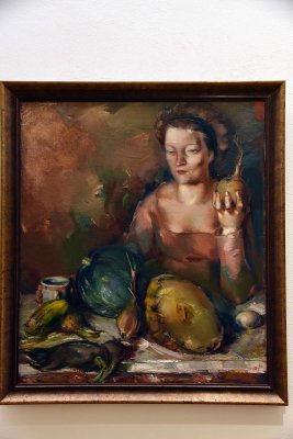 Woman with Still Life (1934) - Kaarel Liimand - 4793
