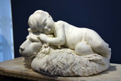 Winter. Sleeping Child (1888) - August Weizenberg - 5007